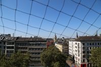 Blick vom Kaufhofparkdeck auf die D&auml;cher der Stadt &ndash; Foto: Ulrike Thomas