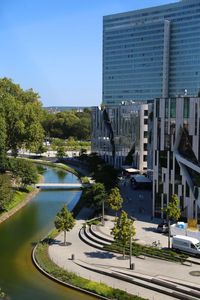 Blick vom Kaufhofparkdeck auf den K&ouml;-Bogen &ndash; Foto: Ulrike Thomas