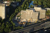 Blick vom Rheinturm auf Abriss im Nordosten &ndash; Foto: Ulrike Thomas