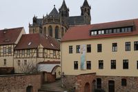 Blick von Elbe auf Stadtmauer und Dom &ndash; Foto: Ulrike Thomas