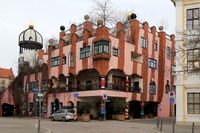 Hundertwasserhaus vom Domplatz aus &ndash; Foto: Ulrike Thomas